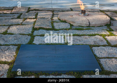 Arlington National Cemetery, Grab des ehemaligen US-Präsidenten John Fitzgerald Kennedy, Arlington, Virginia, USA Stockfoto