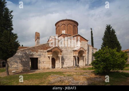 Albanien, Fier, Ruinen der griechischen Stadt Apollonia, 6. Jahrhundert v. Chr., byzantinisches Kloster und Museum, außen Stockfoto