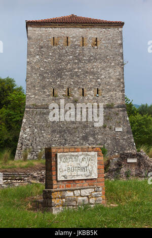 Albanien, albanische Riviera, Butrint, Ruinen der griechischen Stadt 6. Jahrhundert Stockfoto