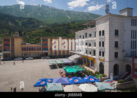 Albanien, Permet, Abdul Frasheri Square Stockfoto
