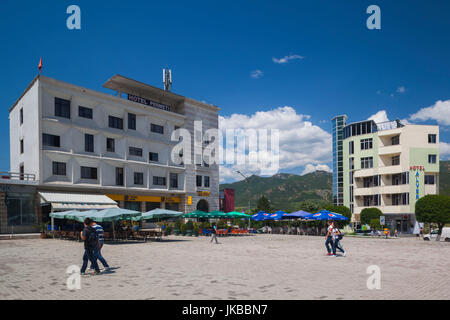 Albanien, Permet, Abdul Frasheri Square Stockfoto
