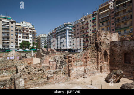 Griechenland, Mazedonien Zentralregion, Thessaloniki, Ruinen der Palast des Galerius Stockfoto