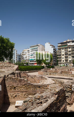 Griechenland, Mazedonien Zentralregion, Thessaloniki, Ruinen der Palast des Galerius Stockfoto