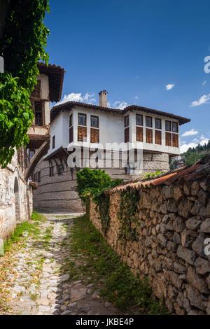 Griechenland, Mazedonien Region West, Kastoria, Museum der traditionellen Kostümen untergebracht in osmanischen Haus, außen Stockfoto