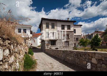 Griechenland, Mazedonien Region West, Kastoria, Museum der traditionellen Kostümen untergebracht in osmanischen Haus, außen Stockfoto