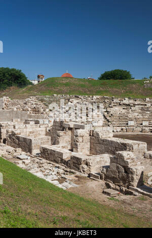 Griechenland, Thessalien Region, Larissa, Ruinen der antiken Akropolis Stockfoto