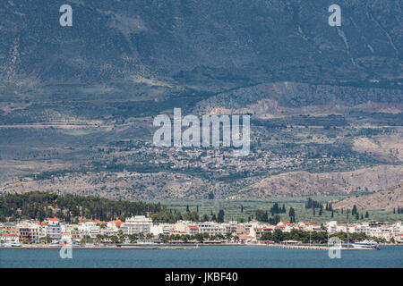 Griechenland, Griechenland Zentralregion, Itea, Blick auf die Stadt Stockfoto