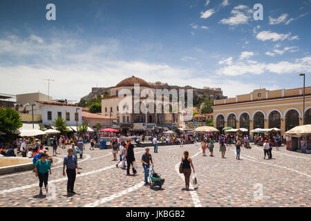 Griechenland, Region Zentral-Griechenland, Athen, Monastiraki-Platz Stockfoto