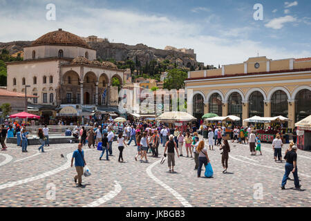 Griechenland, Region Zentral-Griechenland, Athen, Monastiraki-Platz Stockfoto