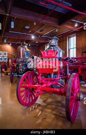 Firemens Hall Museum, Philadelphia, Pennsylvania, USA zur Brandbekämpfung Ausrüstung Stockfoto