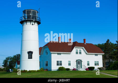 USA, Massachusetts, Cape Cod, Chatham, Chatham Leuchtturm Stockfoto