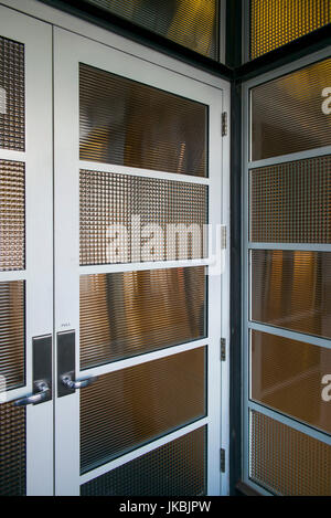 USA, Massachusetts, North Adams, Mass MOCA, Massachusetts Museum of Contemporary Art, ehemaligen Mühlengebäuden Kunstmuseum, innen umgebaut Stockfoto