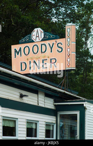 USA, Maine, Waldoboro, Moody's Diner Stockfoto