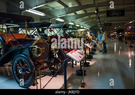 USA, Maine, Mount Desert Island, Seal Cove, Seal Cove Auto Museum, innen Stockfoto