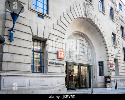 Das alte Gebäude von der London School of Economics, Teil der University of London, im Zentrum von London, UK Stockfoto