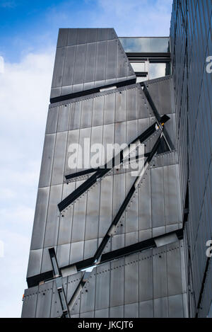 Deutschland, Berlin, Kreuzberg, Jüdisches Museum Berlin, Daniel Libeskind, Architekt, äußere des neuen Gebäudes Stockfoto