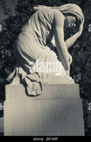 USA, Georgia, Atlanta, Oakwood Cemetery, Denkmal, streut Stockfoto