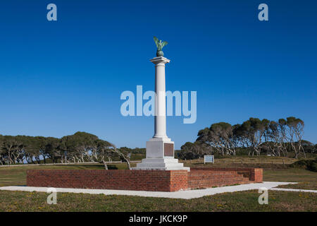 USA, North Carolina, Kure Beach, Fort Fisher Historic Site Stockfoto