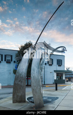 USA, South Carolina, Columbia, 5 Punkte Nachbarschaft, Musikkapelle, Hootie &amp; the Blowfish-Denkmal Stockfoto