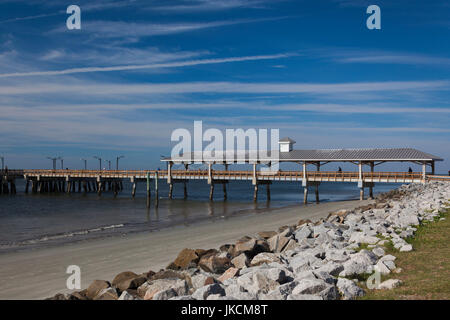 USA, Georgia, St. Simons Island, Stadt pier Stockfoto