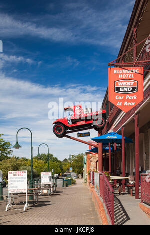 Australien, South Australia, Adelaide Hills, Birdwood, Blumberg Hotel, äußere detail Stockfoto