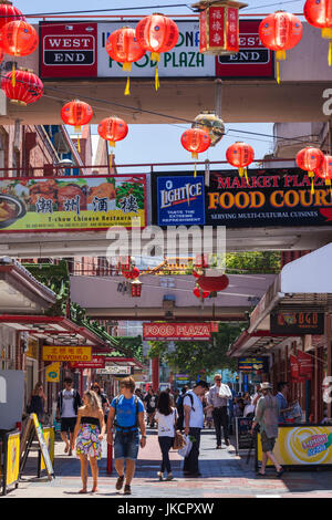 Australien, South Australia, Adelaide, Adelaide Central Market, chinesische Lampions Stockfoto