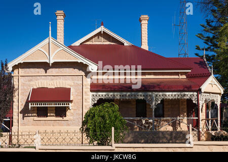 Australien, South Australia, Yorke Peninsula, Moonta, ehemalige Kupfer-Bergbau-Boom-Town, Haus Stockfoto