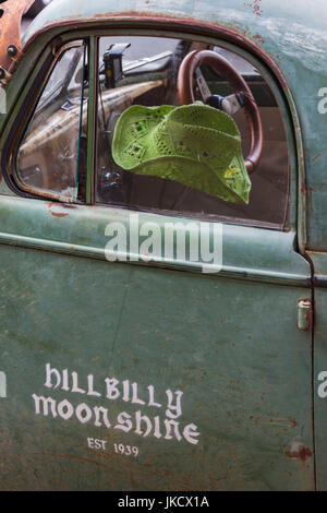 Australien, Victoria, VIC, Castlemaine, Streetrod Zentrum Australiens, Detail des Hot-Rod Autos Stockfoto