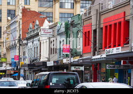 Australien, Victoria, VIC, Melbourne, Prahran, Chapel Street, Verkehr Stockfoto