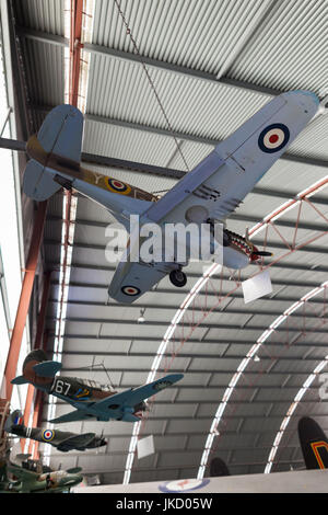 Australien, Western Australia, Bull Creek, RAAF Aviation Heritage Museum, WW2-Ära p-40 Warhawk Jagdflugzeug Stockfoto