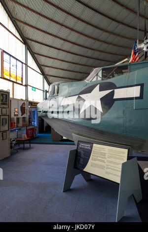 Australien, Western Australia, Bull Creek, RAAF Aviation Heritage Museum, WW2-Ära PBY Catalina Wasserflugzeug Stockfoto