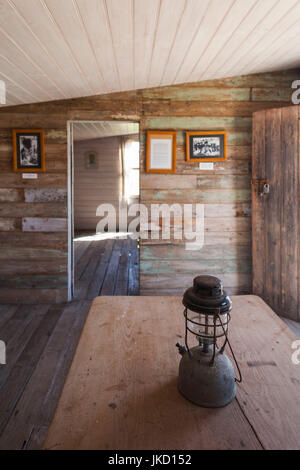 Australien, Western Australia, The Southwest, Albany, alte Walfang-Station, Cooks Haus, Interieur mit Laterne Stockfoto