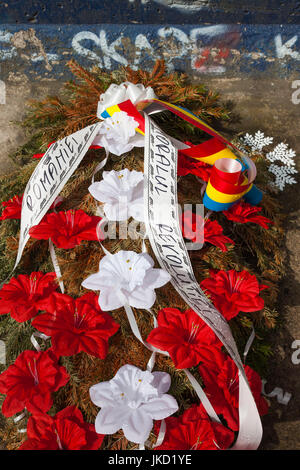 Rumänien, Banat Region, Timisoara, Dauerausstellung von der Revolution von 1989, äußere Denkmal Stockfoto