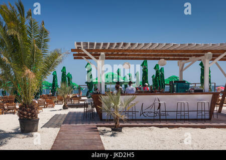 Rumänien, Schwarzmeer-Küste, Mamaia, direkt am Strand Stockfoto