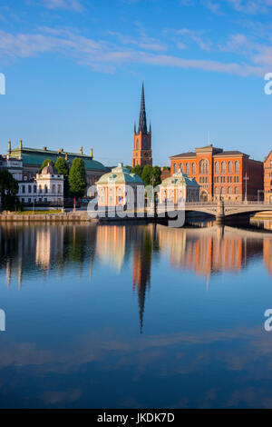 Die Riddarholmen-Kirche in Stockholm Schweden Stockfoto