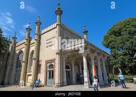 Brighton Museum und Kunst-Galerie in England. Stockfoto