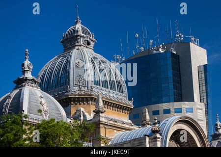 Rumänien, Bukarest Lipscani alte Stadt, CEC Bank Palastgebäude, außen Stockfoto