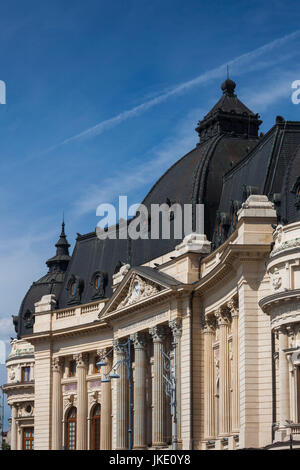 Rumänien, Bukarest, Piata George Enescu Square und König Carol I Universität Stockfoto