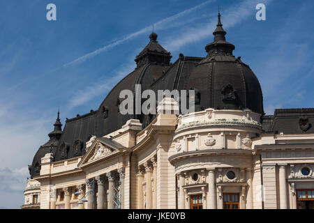 Rumänien, Bukarest, Piata George Enescu Square und König Carol I Universität Stockfoto