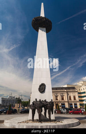 Rumänien, Bukarest, Piata Revolutei Square, Wiedergeburt Memorial Stockfoto