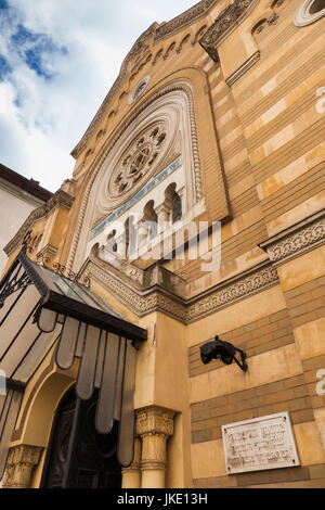 Rumänien, Bukarest, Schneider Synagoge, Museum für jüdische Geschichte, Gehäuse außen Stockfoto