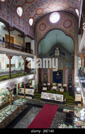 Rumänien, Bukarest, Schneider Synagoge, das Jüdische Museum, Anbauteile innen Stockfoto