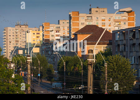 Boulevard-Bucarest Maramures Region, Baia Mare, Rumänien Stockfoto