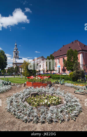 Rumänien, Maramures Region Sighet Marmatei, Central Park Stockfoto