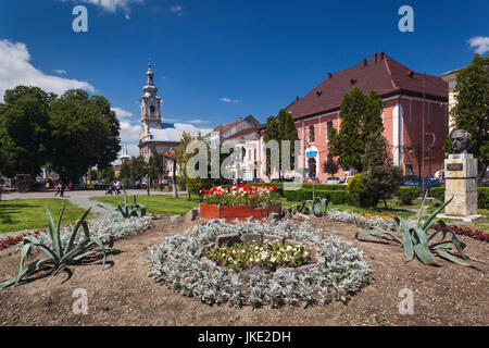 Rumänien, Maramures Region Sighet Marmatei, Central Park Stockfoto