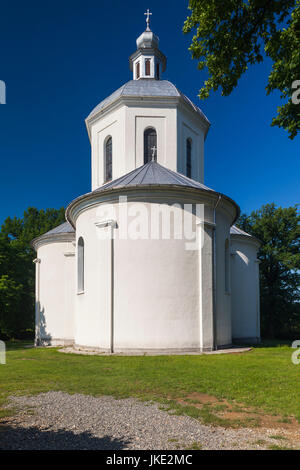 Rumänien, Maramures Region, Sisesti, Greco-katholische Stadtkirche erbauen Pfarrei Priester Vasile Lucaciu 1885 auszusehen wie der Petersdom in Rom Stockfoto