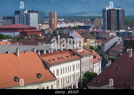 Rumänien, Siebenbürgen, Sibiu, erhöhten Blick auf die Stadt vom Rat Tower Stockfoto