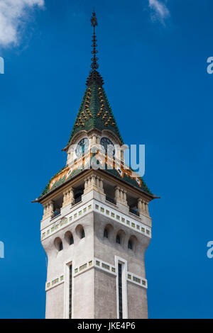 Rumänien, Siebenbürgen, Targu Mures, Kreisrat Gebäude und Turm Stockfoto