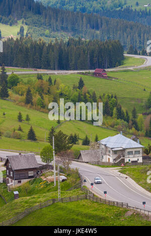 Rumänien, Siebenbürgen, Tihuta Pass, Berg Gebäude der Pass auch als Borgo Pass in dem Roman bekannt, Dracula Stockfoto