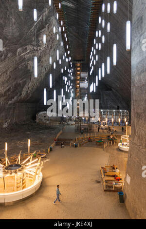 Rumänien, Transsilvanien, Turda, Turda Salzbergwerk, Innenraum Stockfoto